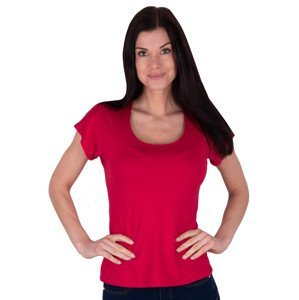 Dámské jednobarevné tričko Inea 2023 Babell Barva/Velikost: červená tmavá / XS/S