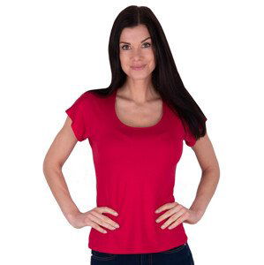 Dámské jednobarevné tričko Inea 2023 Babell Barva/Velikost: červená tmavá / M/L