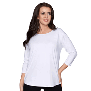 Dámské tričko Camille BASIC Babell Barva/Velikost: bílá / XXL/3XL