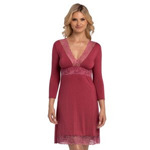 Dámská noční košile Thelma Babella Barva/Velikost: malina (Raspberry) / 3XL