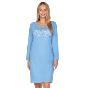 Dámská noční košile s obrázkem 111/31 Regina Barva/Velikost: modrá / XL
