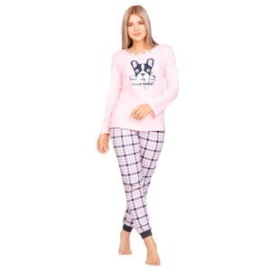 Dámské pyžamo 971 Regina Barva/Velikost: růžová světlá / XL