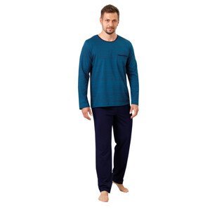 Pánské pyžamo Gerardo HOTBERG Barva/Velikost: tyrkys tmavá / XL