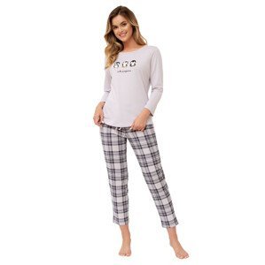 Dámské pyžamo s obrázkem Merida 1215 LEVEZA Barva/Velikost: šedá světlá / XL