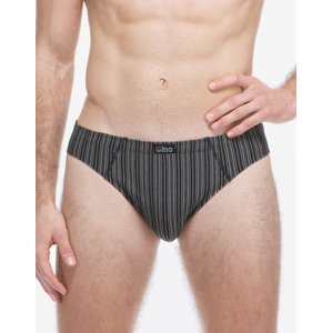 Gina Slipy s úzkým bokem 70074P Barva/Velikost: černá, tm. šedá / XL/XXL
