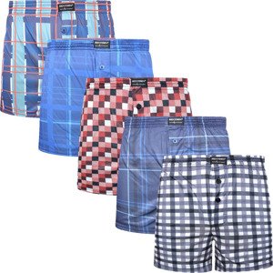 BENYSON 5-PACK pánských volných trenek 7236 Barva/Velikost: Mix vzorů viz foto / XL/XXL