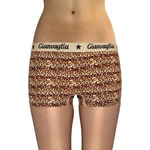 Gianvaglia Dámské boxerky Leopard Barva/Velikost: vanilková / L/XL