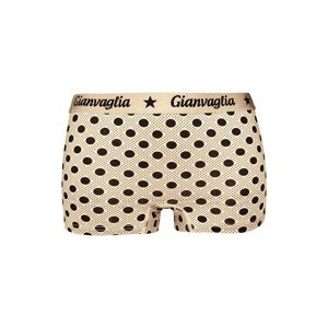 Gianvaglia Dámské boxerky s puntíky Barva/Velikost: béžová / L/XL