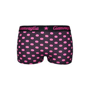 Gianvaglia Dámské boxerky s puntíky Barva/Velikost: černá / M/L