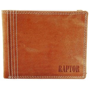 Luxusní pánská peněženka na délku Raptor světle hnědá