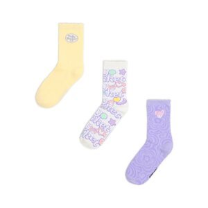 Cropp - Sada 3 párů ponožek Polly Pocket - vícebarevná
