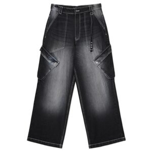 Cropp - Džíny baggy - černý