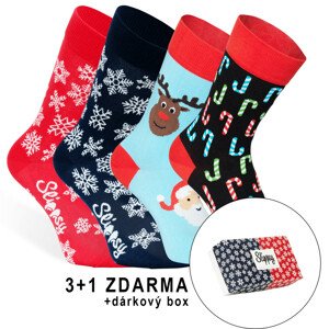 Slippsy Red&Blue socks box