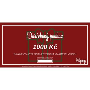 Slippsy Slippsy dárkový poukaz na 1 000 Kč