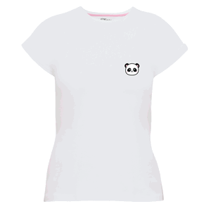 Slippsy Dámské tričko Panda bílé/XL
