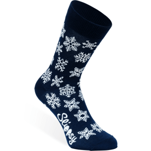 Slippsy Blue Snowflake socks/35-38
