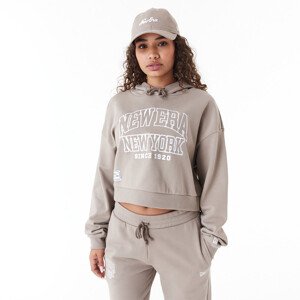 NEW ERA Arch wordmark crop hoody Dámská mikina US M 60435282