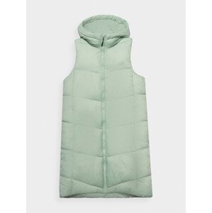 4F VEST JACKET F114 Dámská vesta US S 4FWSS24TVJAF114 LIGHT GREEN