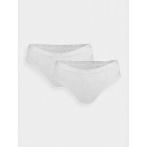 4F PANTIES F017 (2pack) Dámské kalhotky US S 4FWSS24UPTSF017 WHITE