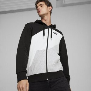 Puma POWER Colorblock Full-Zip Hoodie TR Pánská mikina US L 678934-01