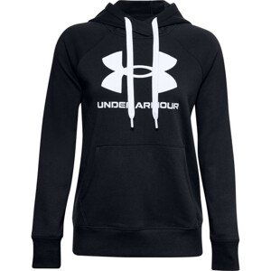 Under Armour Rival Fleece Logo Hoodie Dámská mikina US XS 1356318-001