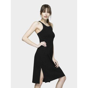 4F H4L21-SUDD013 DEEP BLACK Dámské šaty US XL H4L21-SUDD013 DEEP BLACK