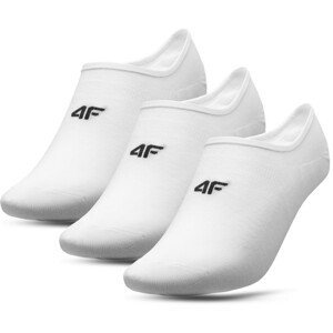 4F H4L21-SOM005 WHITE Ponožky EU 43/46 H4L21-SOM005 WHITE+WHITE+WHITE