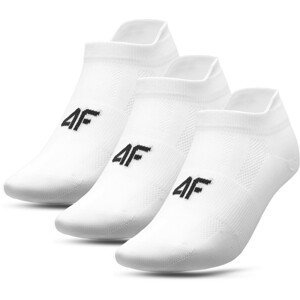4F H4L21-SOD006 WHITE Ponožky EU 35/38 H4L21-SOD006 WHITE+WHITE+WHITE