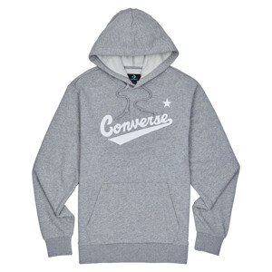 converse FLEECE SCRIPTED LOGO PULLOVER HOODIE Pánská mikina US L 10019004-A05