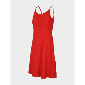 Outhorn HOL21-SUDD613 RED Dámské šaty US M HOL21-SUDD613 RED