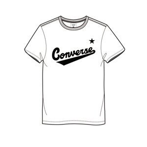 converse SCRIPTED LOGO TEE Pánské tričko US M 10018235-A02