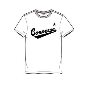 converse SCRIPTED LOGO TEE Pánské tričko US XL 10018235-A02