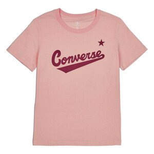 converse SCRIPTED WORDMARK TEE Dámské tričko US M 10021940-A05