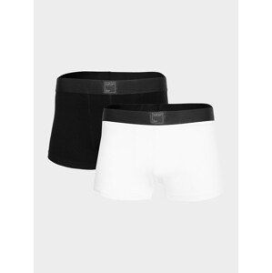 Outhorn HOL21-BIM601 WHITE DEEP BLACK Pánské boxerky US L HOL21-BIM601 WHITE DEEP BLACK