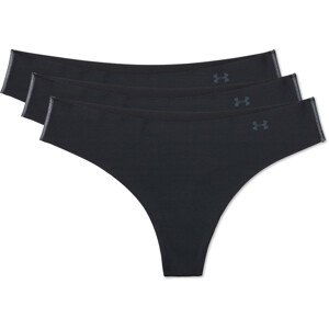 Under Armour PS Thong 3Pack Dámská tanga US XS 1325615-001