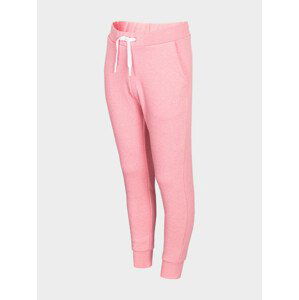 4F HJL22-JSPDD001 LIGHT PINK MELANGE Dětské tepláky EU 128 HJL22-JSPDD001 LIGHT PINK MEL