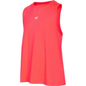 4F HJL22-JTSDF002 CORAL NEON Dětské tílko EU 134/140 HJL22-JTSDF002 CORAL NEON