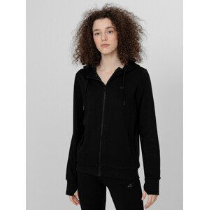 4F H4L22-BLD353 DEEP BLACK Dámská mikina US XL H4L22-BLD353 DEEP BLACK