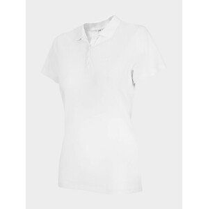 4F H4L22-TSD355 WHITE Dámské polo tričko US XXL H4L22-TSD355 WHITE