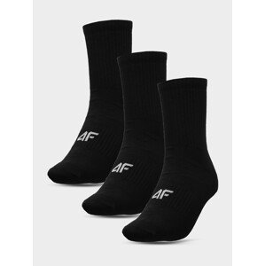4F H4L22-SOM303 DEEP BLACK+DEEP BLACK+DEEP BLACK Ponožky EU 39/42 H4L22-SOM303 DEEP BLACK