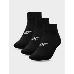 4F H4L22-SOD303 DEEP BLACK+DEEP BLACK+DEEP BLACK Ponožky EU 35/38 H4L22-SOD303 DEEP BLACK
