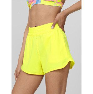 4F H4L22-SKDT016 LEMON NEON Dámské kraťasy US S H4L22-SKDT016 LEMON NEON