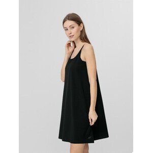 4F H4L22-SUDD016 DEEP BLACK Dámské šaty US XS H4L22-SUDD016 DEEP BLACK