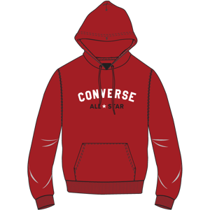 converse GO-TO ALL STAR BRUSHED BACK FLEECE HOODIE Unisex mikina US M 10024502-A02