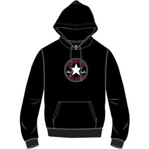 converse GO-TO CHUCK TAYLOR PATCH BRUSHED BACK FLEECE HOODIE Unisex mikina US L 10024504-A01