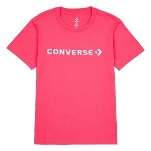 converse GLOSSY WORDMARK TEE Dámské tričko US XL 10023720-A03