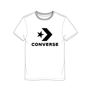 converse GO-TO STAR CHEVRON TEE Unisex tričko US L 10024067-A02