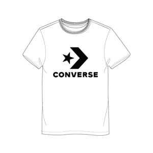 converse GO-TO STAR CHEVRON TEE Unisex tričko US S 10024067-A02