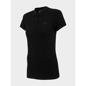 4F H4Z22-TSD355 DEEP BLACK Dámské polo tričko US XXL H4Z22-TSD355 DEEP BLACK