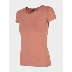 4F H4Z22-TSD029 SALMON CORAL Dámské tričko US XL H4Z22-TSD029 SALMON CORAL